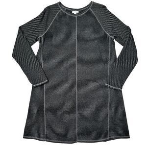 J. Jill Striped Sweater Dress Pullover Crewneck